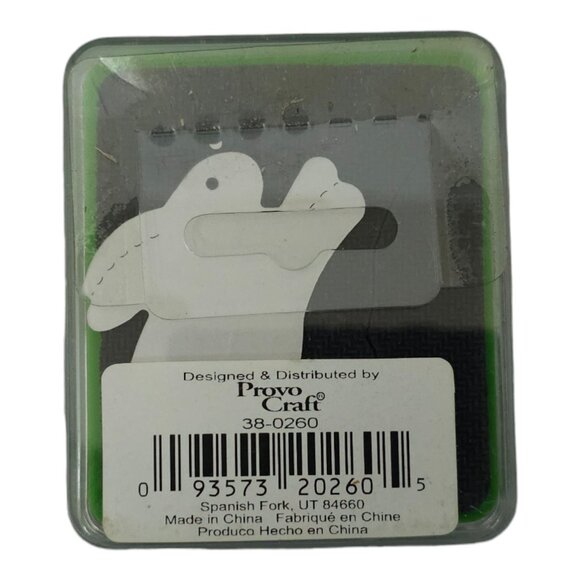 Sizzix Originals Small Green Die Lot Ladybug Dog Bunny Teddy Bear Paper Crafting - Picture 8 of 12